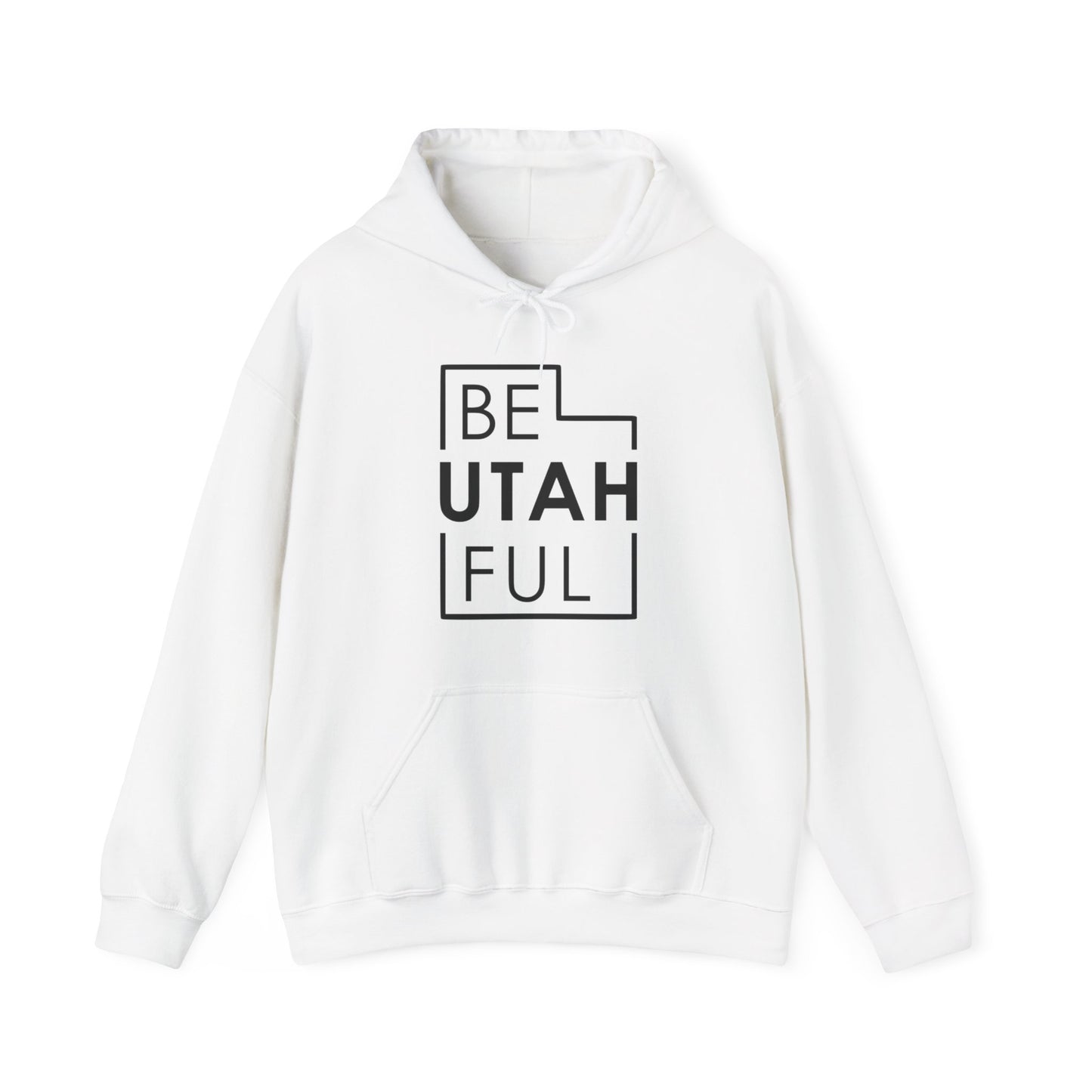 Be-Utah-Ful Hoodie, Fun Utah Sweatshirt, Hiking Hoodie, Zion National Park Sweatshirt, Unisex Gildan Hooded Sweatshirt