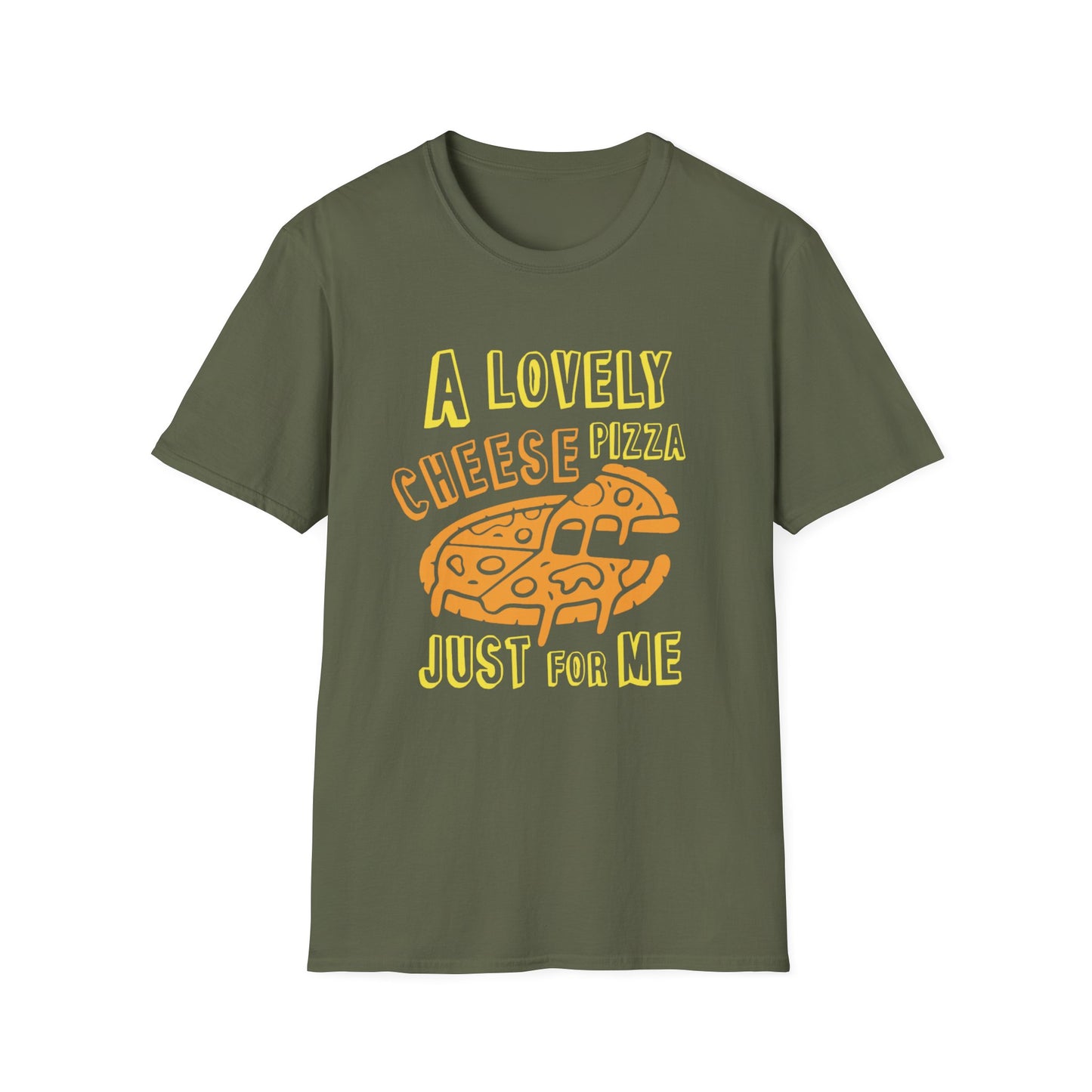 Funny Pizza Lover T-Shirt - A Lovely Cheese Pizza Just For Me, Home Alone, Funny Pizza Shirt, Christmas Shirt, Funny Graphic Tee, Fun Gift