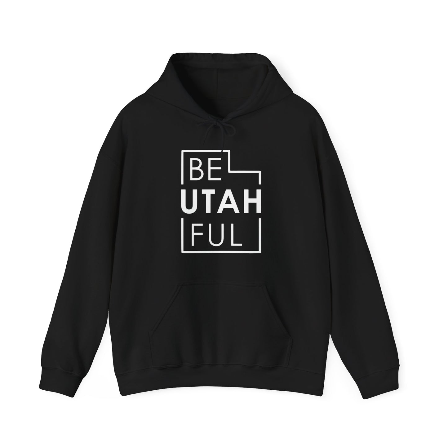 Be-Utah-Ful Hoodie, Fun Utah Sweatshirt, Hiking Hoodie, Zion National Park Sweatshirt, Unisex Gildan Hooded Sweatshirt
