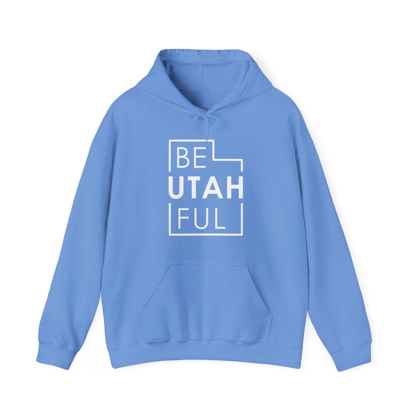 Be-Utah-Ful Hoodie, Fun Utah Sweatshirt, Hiking Hoodie, Zion National Park Sweatshirt, Unisex Gildan Hooded Sweatshirt