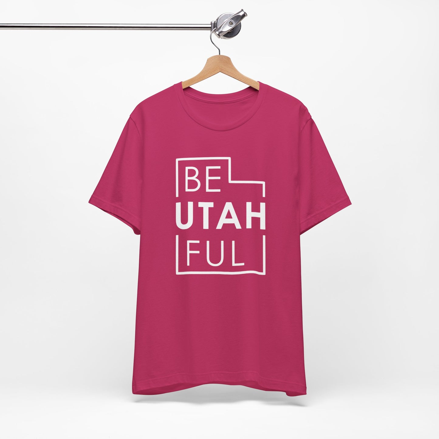 Be-Utah-Ful T-Shirt, Fun Utah Shirt, Hiking T-shirt, Zion National Park Shirt, Arches, Unisex Bella Canvas T-Shirt, Express Shipping Available