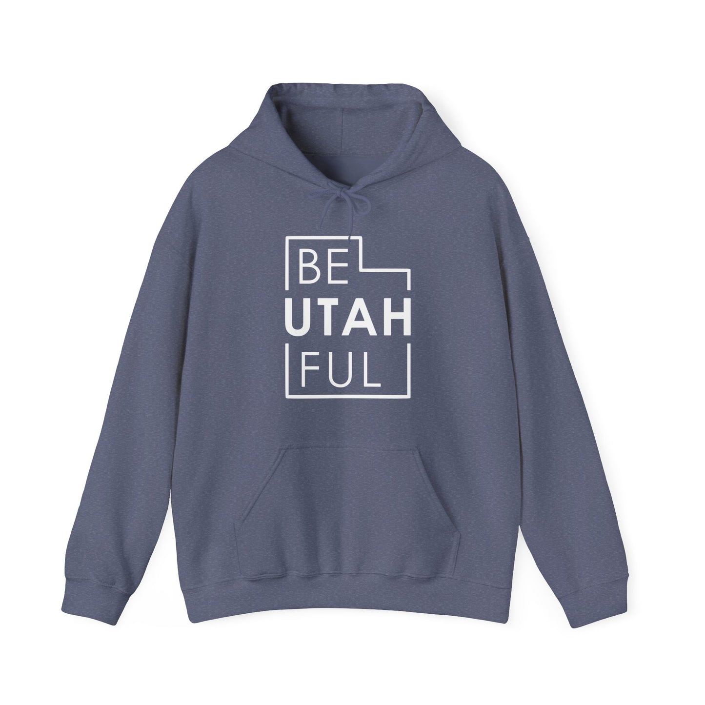 Be-Utah-Ful Hoodie, Fun Utah Sweatshirt, Hiking Hoodie, Zion National Park Sweatshirt, Unisex Gildan Hooded Sweatshirt