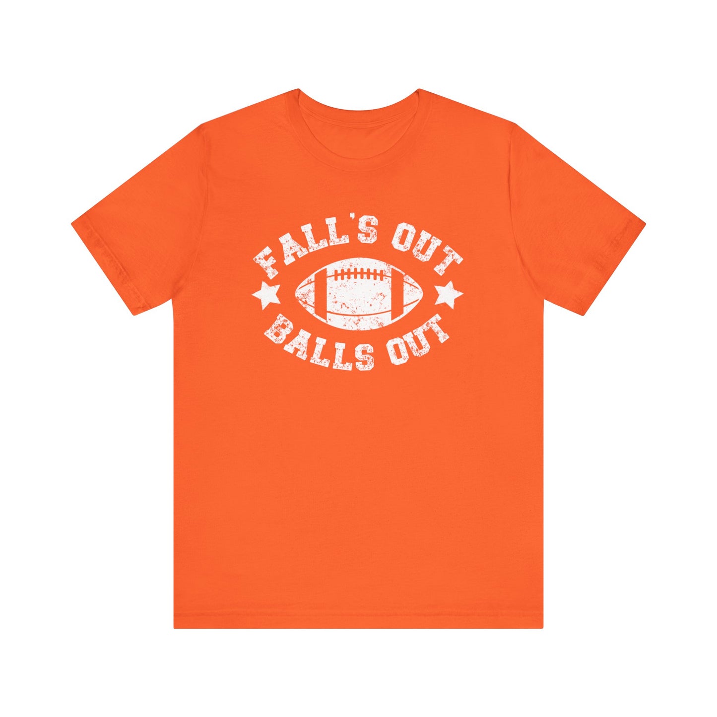 Funny Fall Football T-Shirt, Fall's Out Balls Out, NFL Tee, Fantasy Football Shirt, Sunday Funday Shirt, Fall Shirt, Football Season, Unisex Bella Canvas T-Shirt, Express Shipping Available