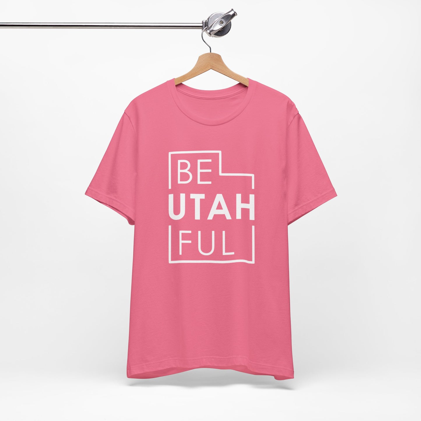 Be-Utah-Ful T-Shirt, Fun Utah Shirt, Hiking T-shirt, Zion National Park Shirt, Arches, Unisex Bella Canvas T-Shirt, Express Shipping Available