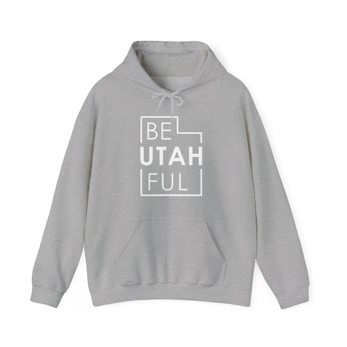 Be-Utah-Ful Hoodie, Fun Utah Sweatshirt, Hiking Hoodie, Zion National Park Sweatshirt, Unisex Gildan Hooded Sweatshirt