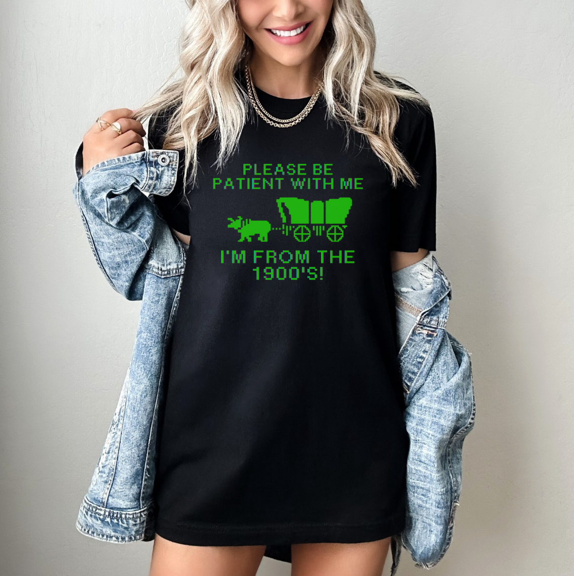 Funny Oregon Trail Inspired T-Shirt, I'm From The 1900's, Funny Millennial Shirt, Gen X Shirt, 80's Kids, 90's Kids, Unisex Bella Canvas T-Shirts, Express Shipping Available