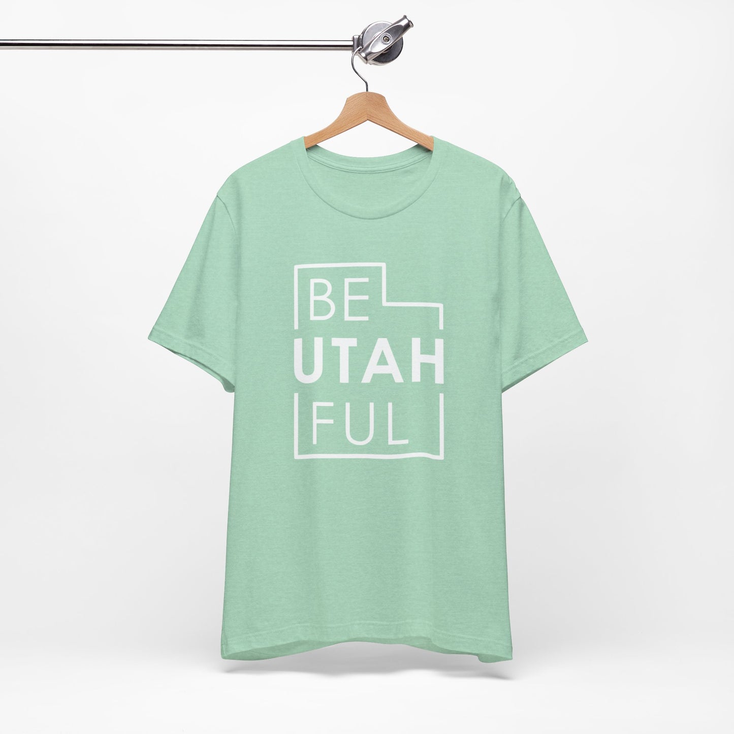 Be-Utah-Ful T-Shirt, Fun Utah Shirt, Hiking T-shirt, Zion National Park Shirt, Arches, Unisex Bella Canvas T-Shirt, Express Shipping Available