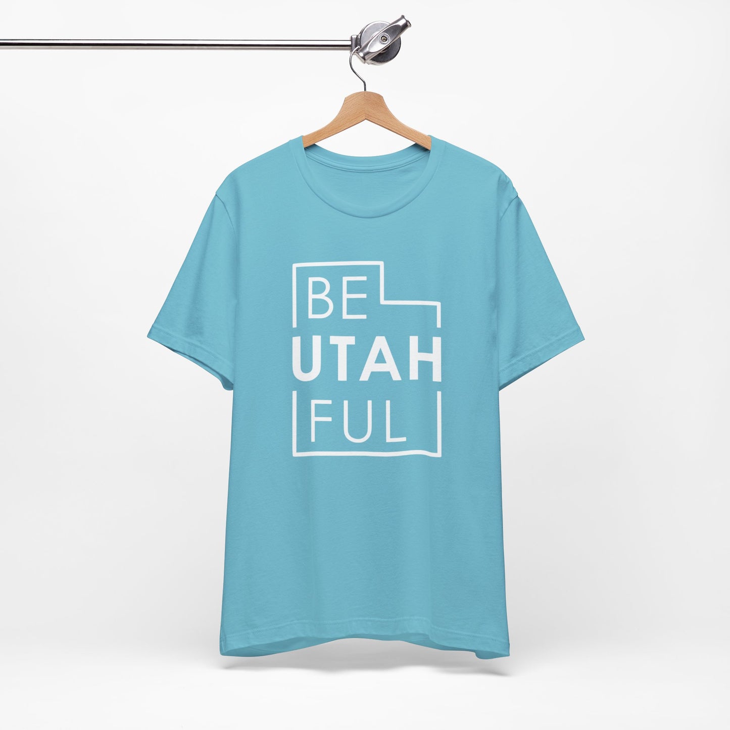 Be-Utah-Ful T-Shirt, Fun Utah Shirt, Hiking T-shirt, Zion National Park Shirt, Arches, Unisex Bella Canvas T-Shirt, Express Shipping Available