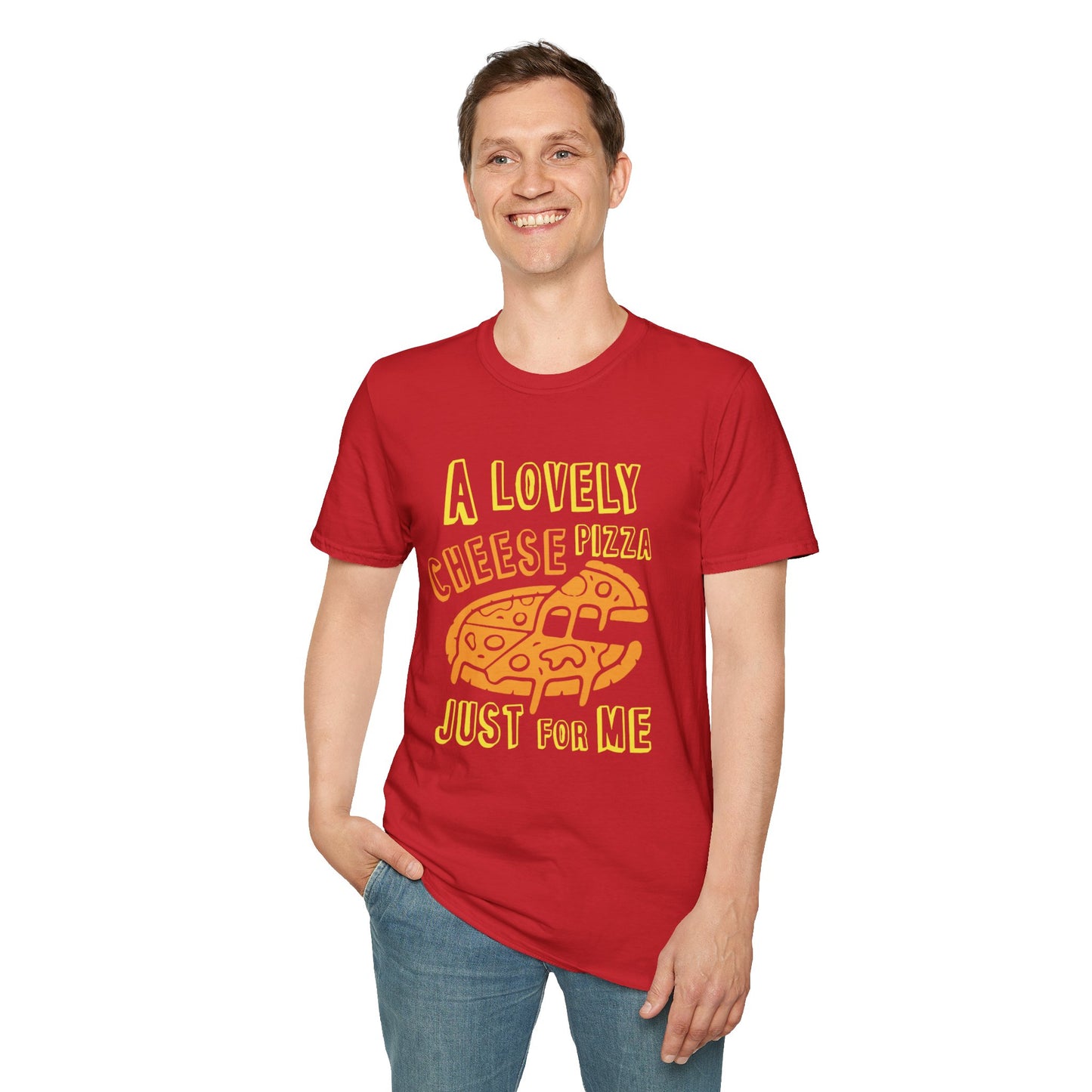 Funny Pizza Lover T-Shirt - A Lovely Cheese Pizza Just For Me, Home Alone, Funny Pizza Shirt, Christmas Shirt, Funny Graphic Tee, Fun Gift