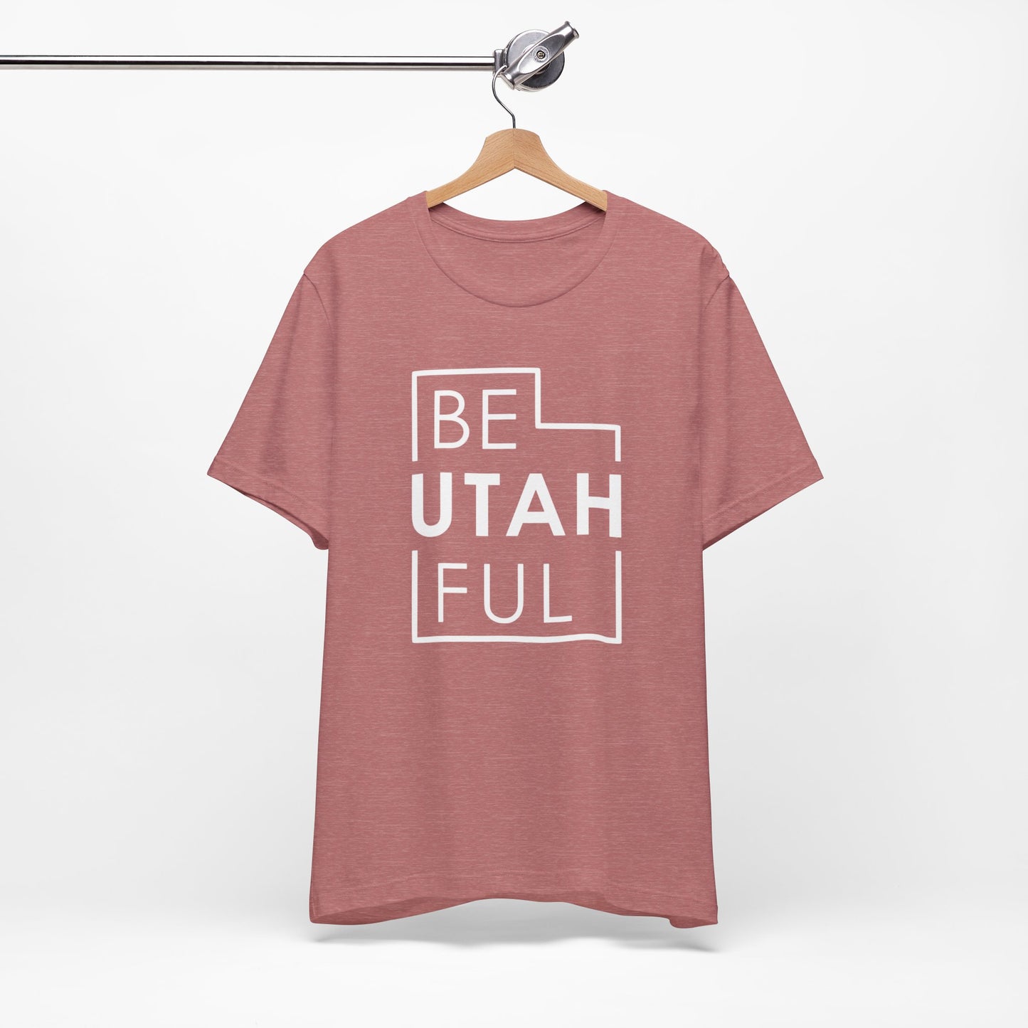 Be-Utah-Ful T-Shirt, Fun Utah Shirt, Hiking T-shirt, Zion National Park Shirt, Arches, Unisex Bella Canvas T-Shirt, Express Shipping Available