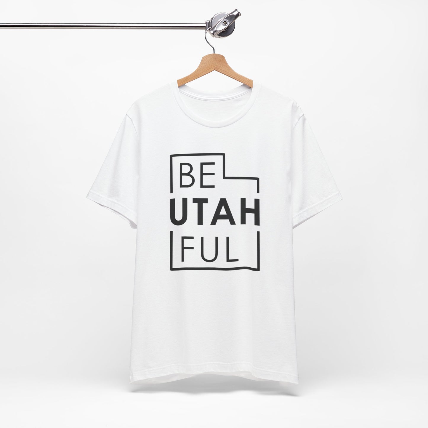 Be-Utah-Ful T-Shirt, Fun Utah Shirt, Hiking T-shirt, Zion National Park Shirt, Arches, Unisex Bella Canvas T-Shirt, Express Shipping Available