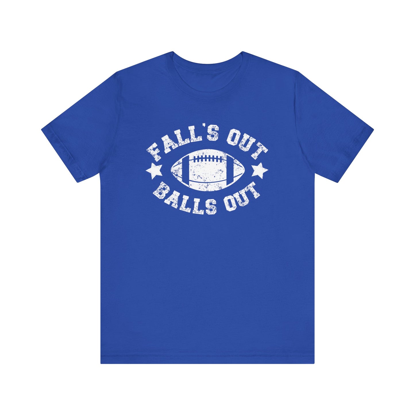 Funny Fall Football T-Shirt, Fall's Out Balls Out, NFL Tee, Fantasy Football Shirt, Sunday Funday Shirt, Fall Shirt, Football Season, Unisex Bella Canvas T-Shirt, Express Shipping Available