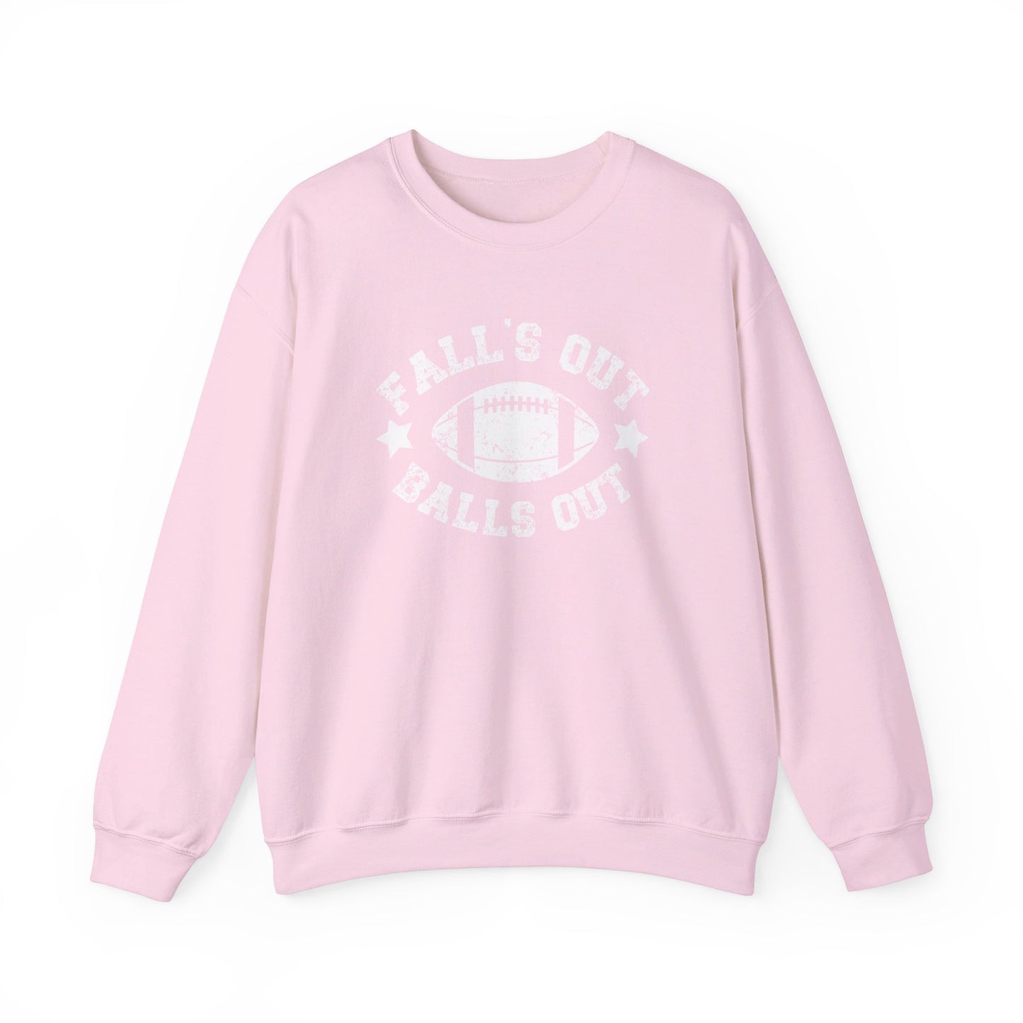 Funny Fall's Out Balls Out Crewneck Sweatshirt, Football Season Sweatshirt, Fun Game Day Sweatshirt, Fall Sweatshirt, Unisex Crewneck Sweatshirt