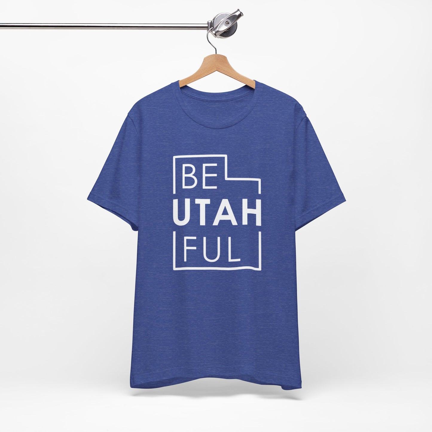 Be-Utah-Ful T-Shirt, Fun Utah Shirt, Hiking T-shirt, Zion National Park Shirt, Arches, Unisex Bella Canvas T-Shirt, Express Shipping Available