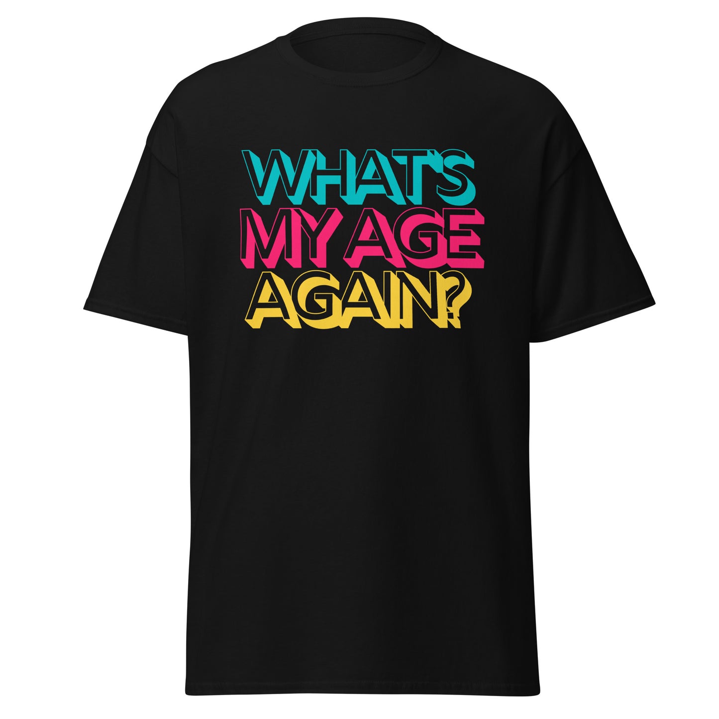 Fun Retro 90's What's My Age Again Concert T-Shirt - Blink 182 - 1990’s Theme Party Shirt, Punk Rock Concert Shirt, 90's Kids, 2000's Music Shirt