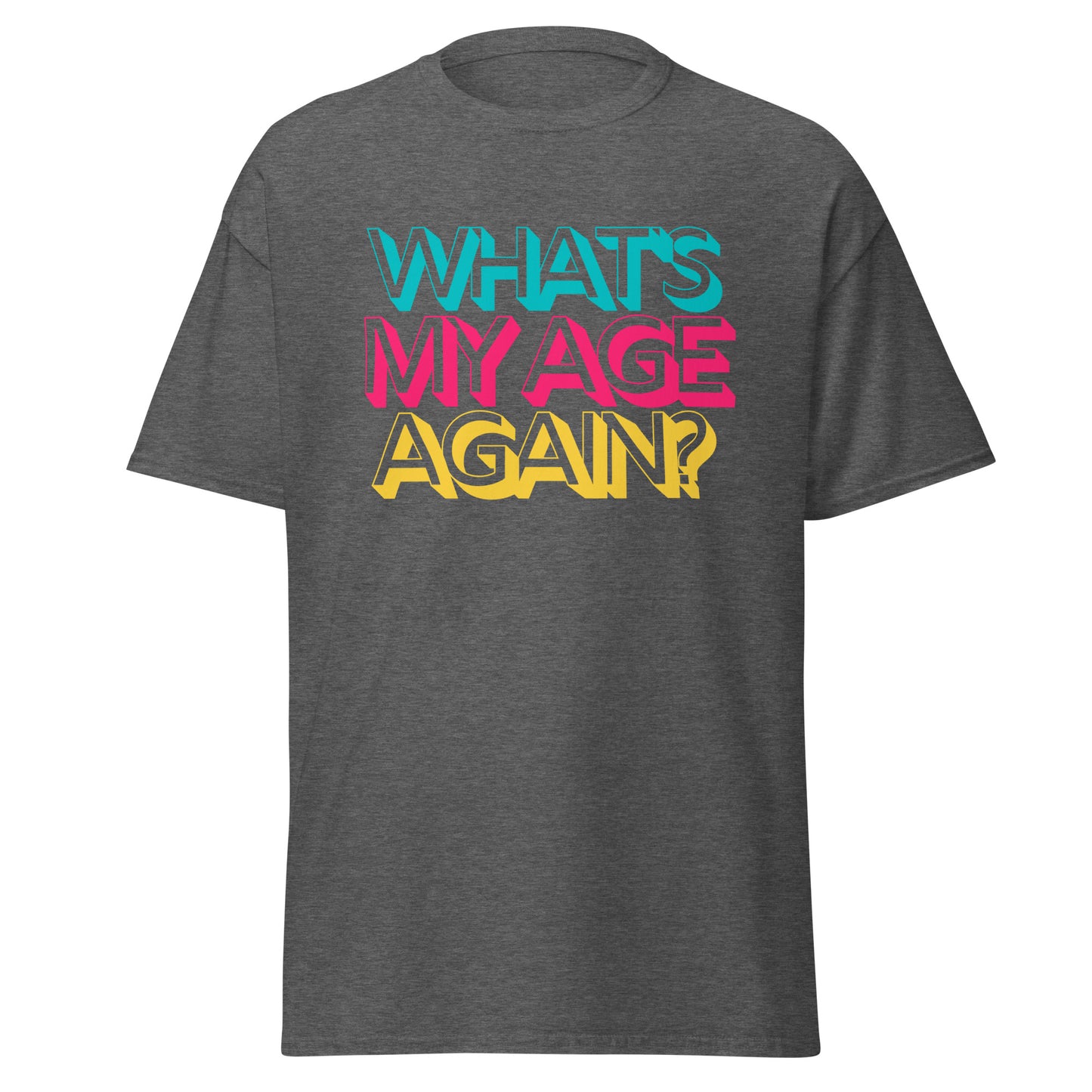 Fun Retro 90's What's My Age Again Concert T-Shirt - Blink 182 - 1990’s Theme Party Shirt, Punk Rock Concert Shirt, 90's Kids, 2000's Music Shirt