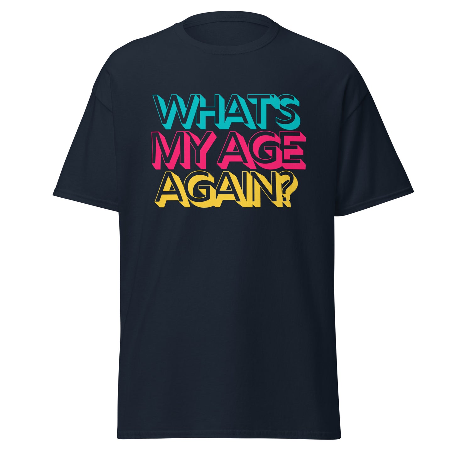 Fun Retro 90's What's My Age Again Concert T-Shirt - Blink 182 - 1990’s Theme Party Shirt, Punk Rock Concert Shirt, 90's Kids, 2000's Music Shirt