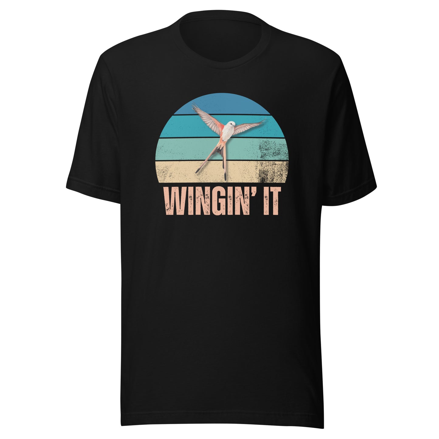 Funny Wingspan Inspired T-Shirt, Wingin It, Board Game Lover Shirt, Game Night Shirt, Bird Lover Shirt, Birdwatching Shirt, Funny Bird Shirt, Unisex Bella Canvas T-Shirt
