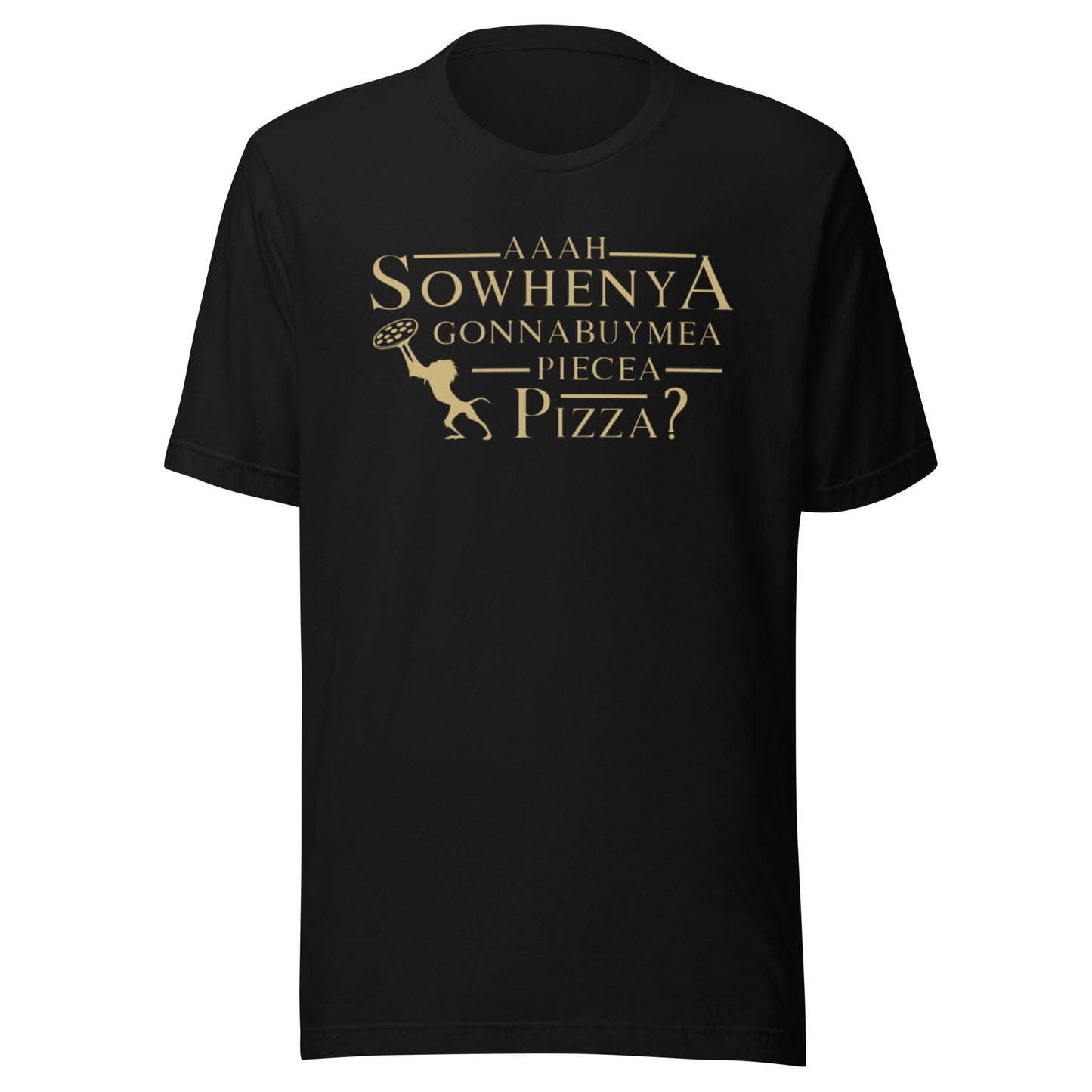 Funny Lion King Inspired Disneyland T-Shirt, Aah Sowhenya Gonna Buy Me A Piece of Pizza? Unisex Bella Canvas T-Shirt