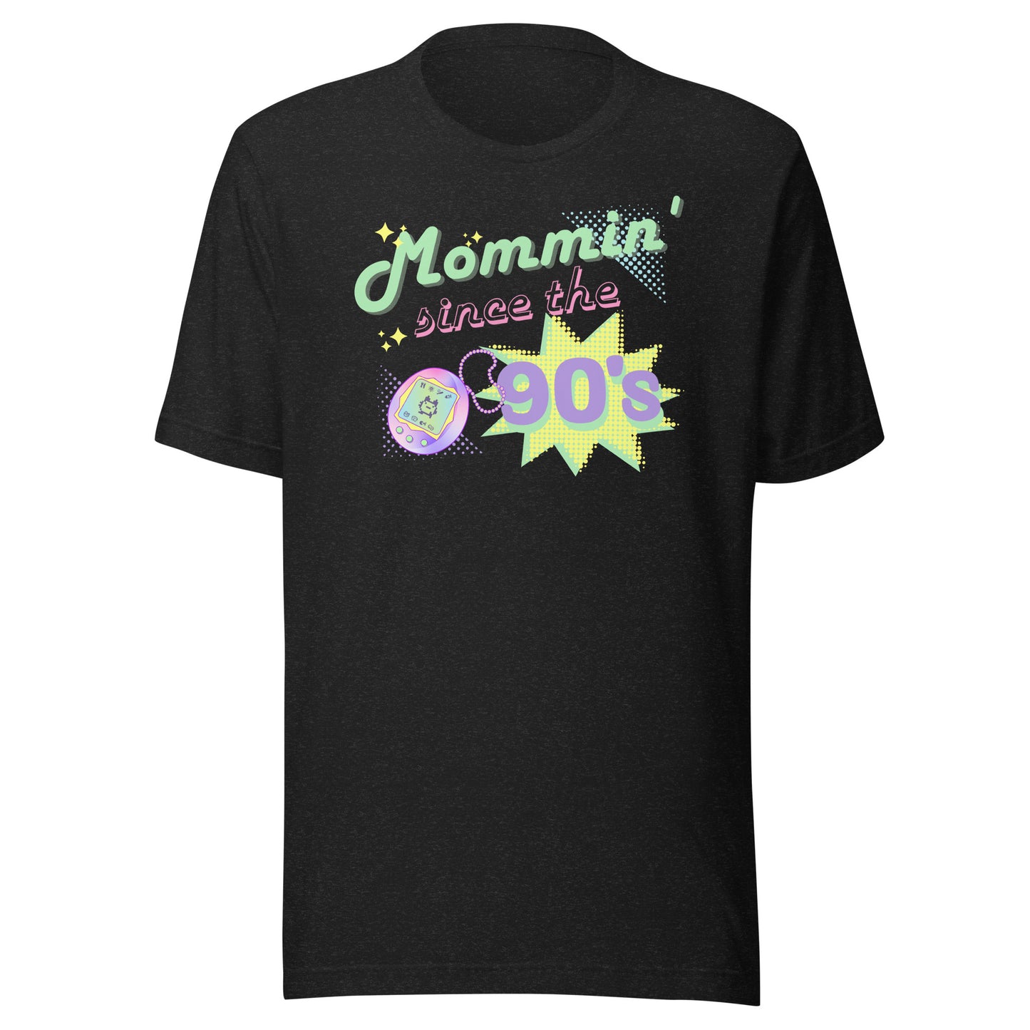 Funny 90's Tamagotchi Inspired Shirt - Mommin' Since The 90's, Nostalgic Shirt, Vintage Shirt, 90's Party, Funny Mom Shirt, Millennial, 90s Kid, Unisex Bella Canvas T-Shirts