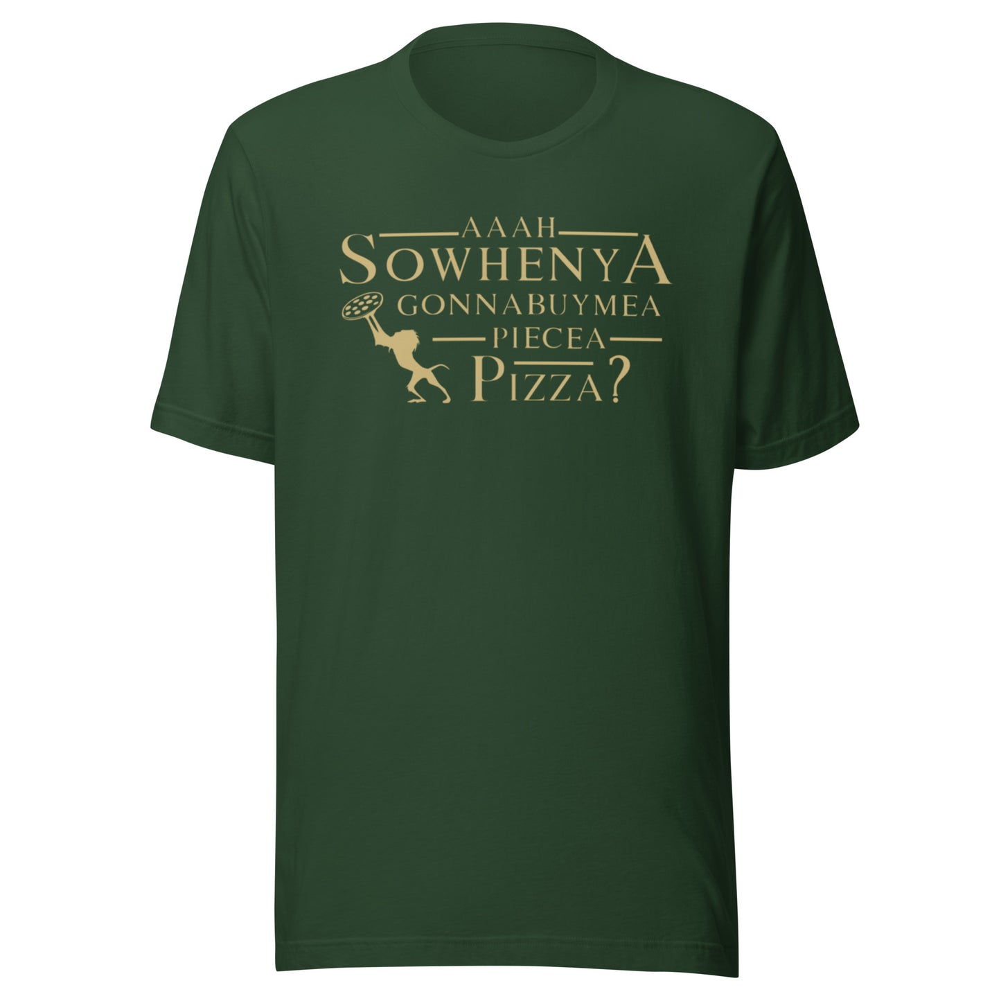 Funny Lion King Inspired Disneyland T-Shirt, Aah Sowhenya Gonna Buy Me A Piece of Pizza? Unisex Bella Canvas T-Shirt
