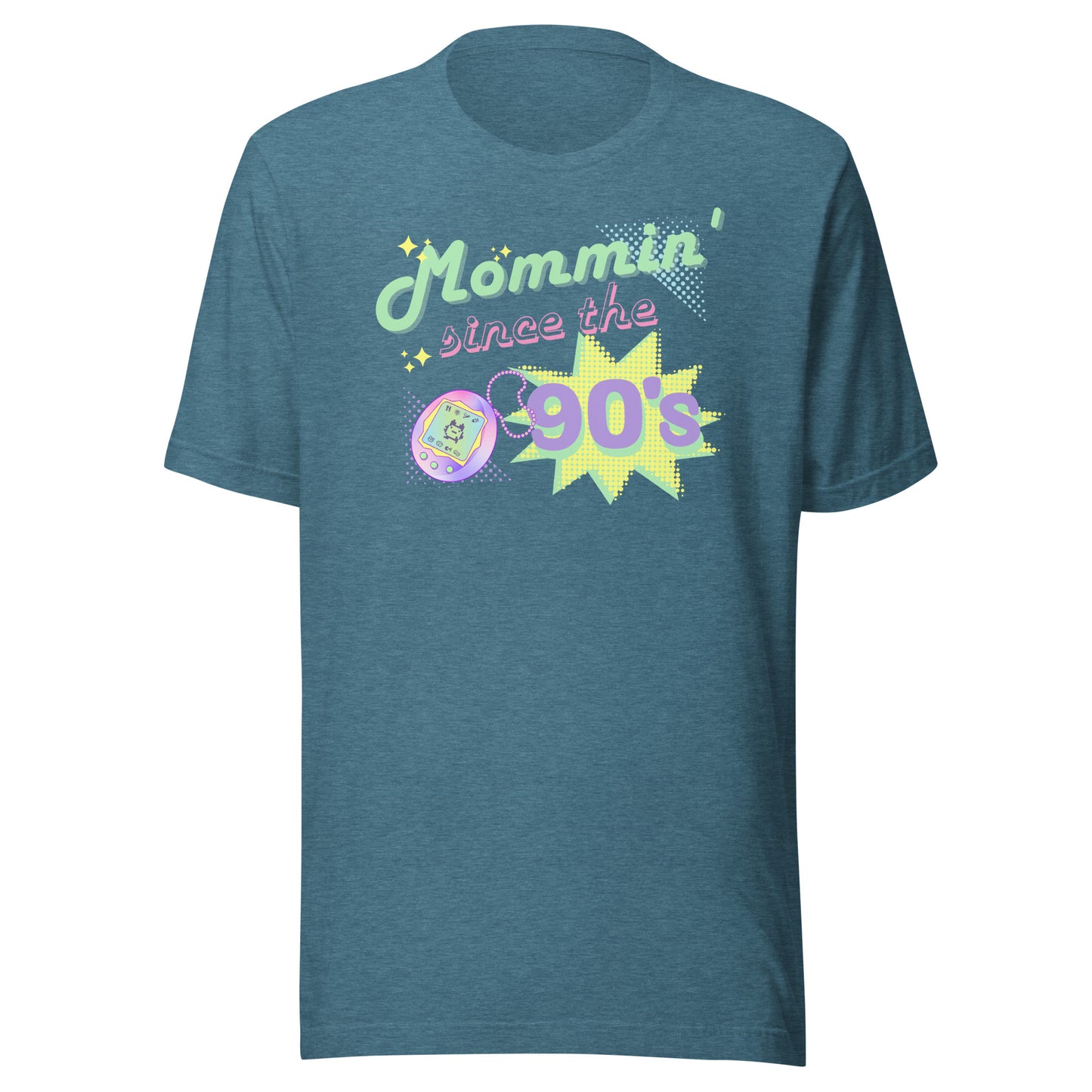 Funny 90's Tamagotchi Inspired Shirt - Mommin' Since The 90's, Nostalgic Shirt, Vintage Shirt, 90's Party, Funny Mom Shirt, Millennial, 90s Kid, Unisex Bella Canvas T-Shirts
