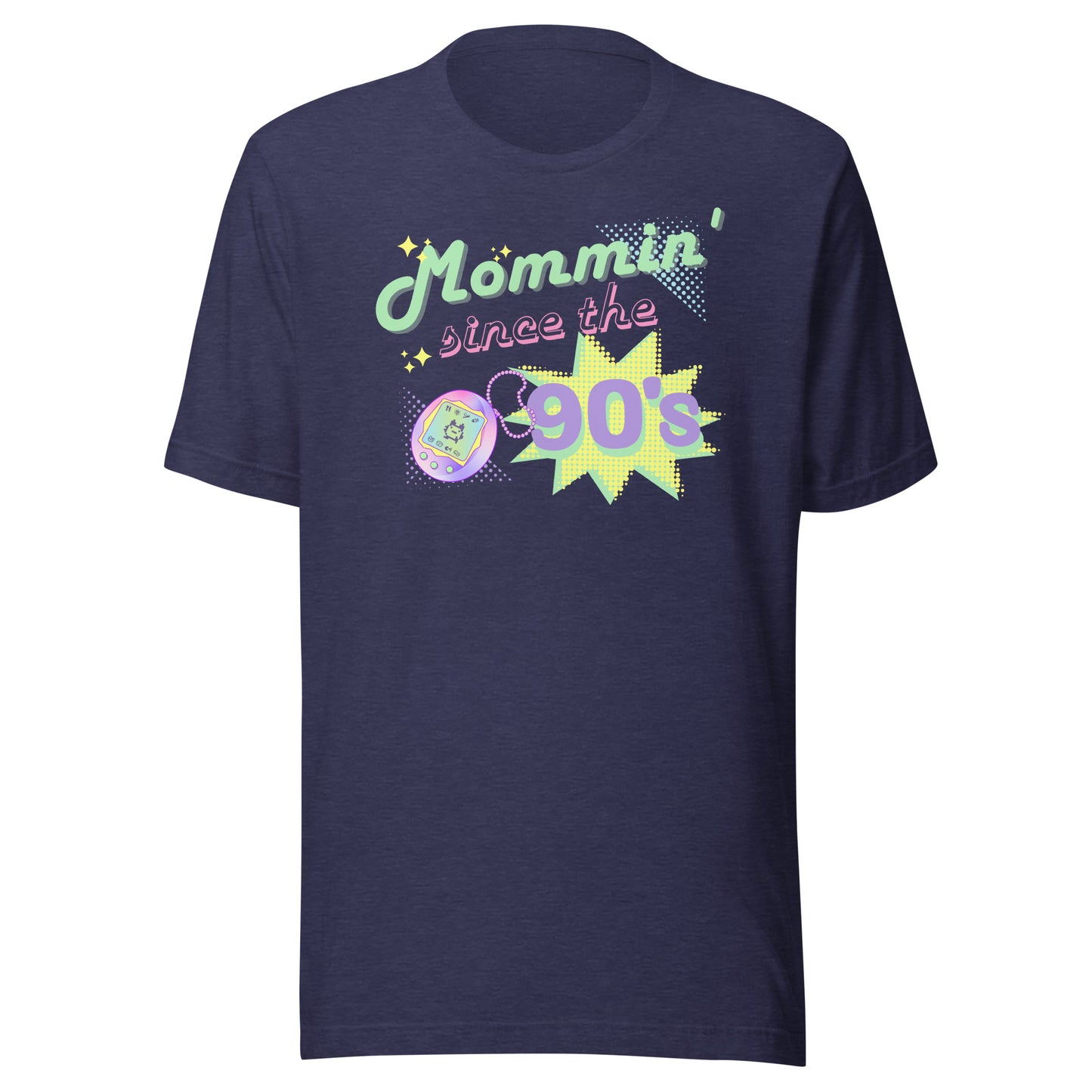 Funny 90's Tamagotchi Inspired Shirt - Mommin' Since The 90's, Nostalgic Shirt, Vintage Shirt, 90's Party, Funny Mom Shirt, Millennial, 90s Kid, Unisex Bella Canvas T-Shirts