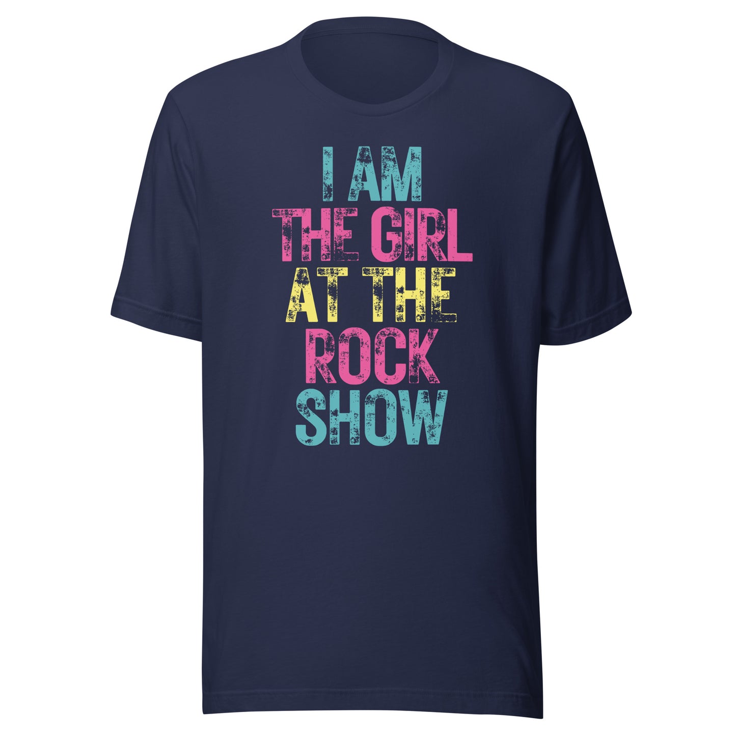 Fun Concert T-Shirt - I am the girl at the rock show - Blink 182 - Punk Rock Shirt, Unisex Bella Canvas 3001