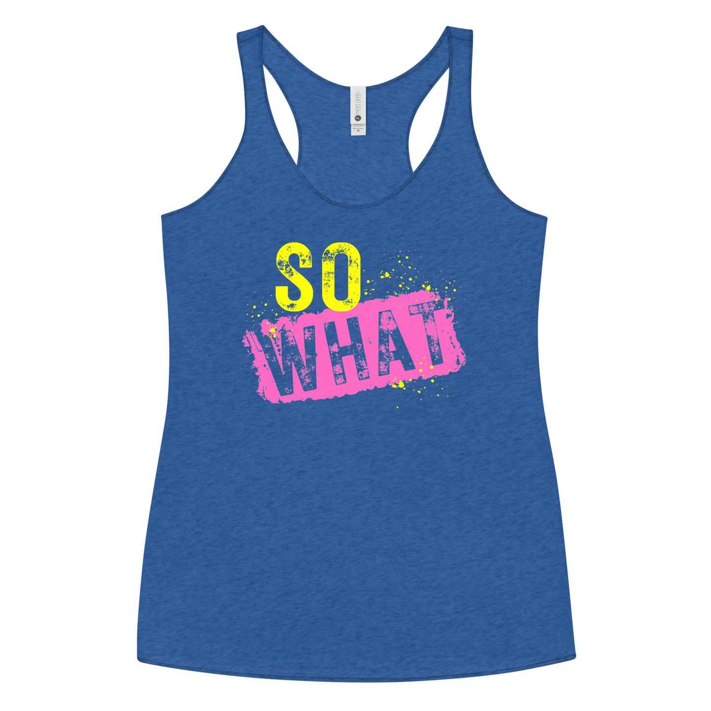Fun Pink Concert Women's Racerback Tank - So What - P!nk Concert, 2000's Music Shirt, Vintage Tank, Pop Rock Concert Shirt, Pink Fan Shirt, Next Level Women's Racerback Tank