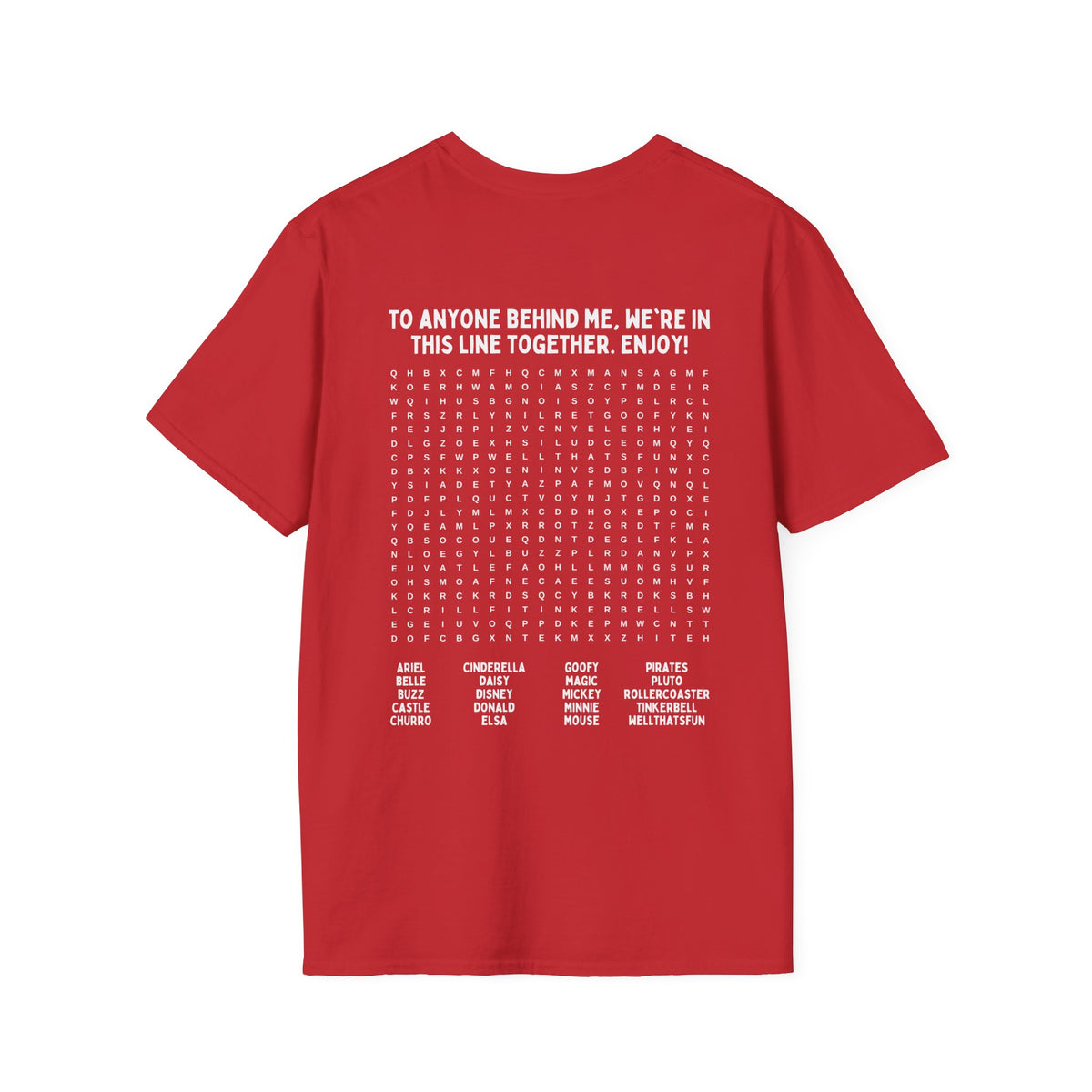Disneyland Word Search Tee