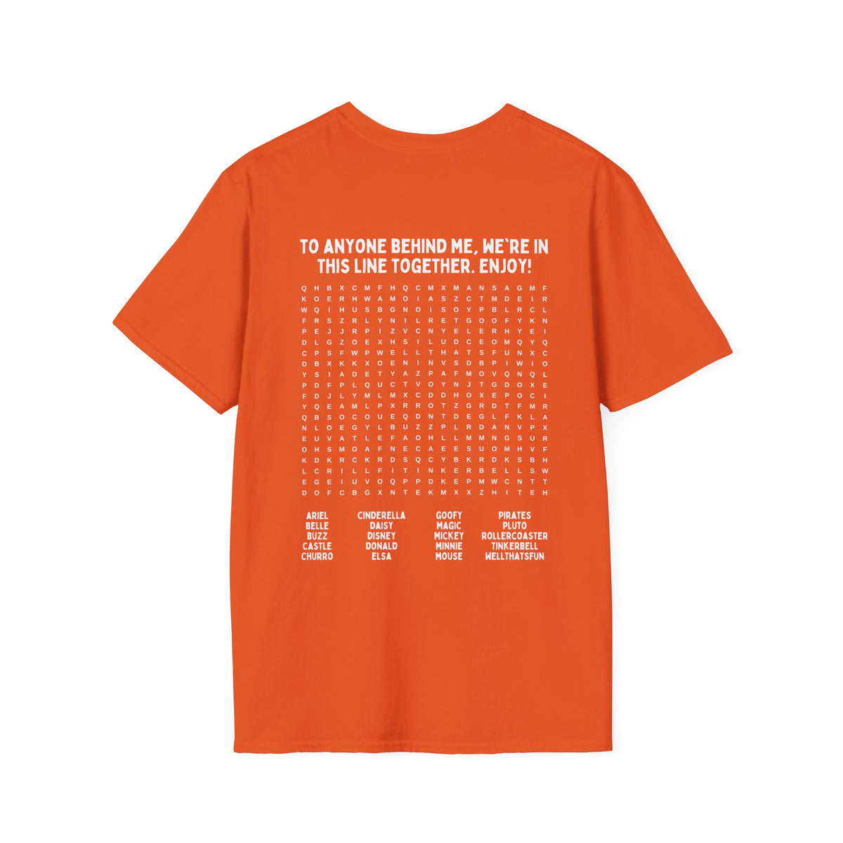Disneyland Word Search Tee