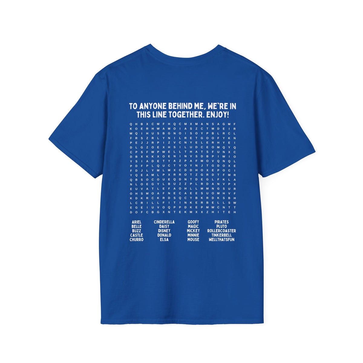 Disneyland Word Search Tee
