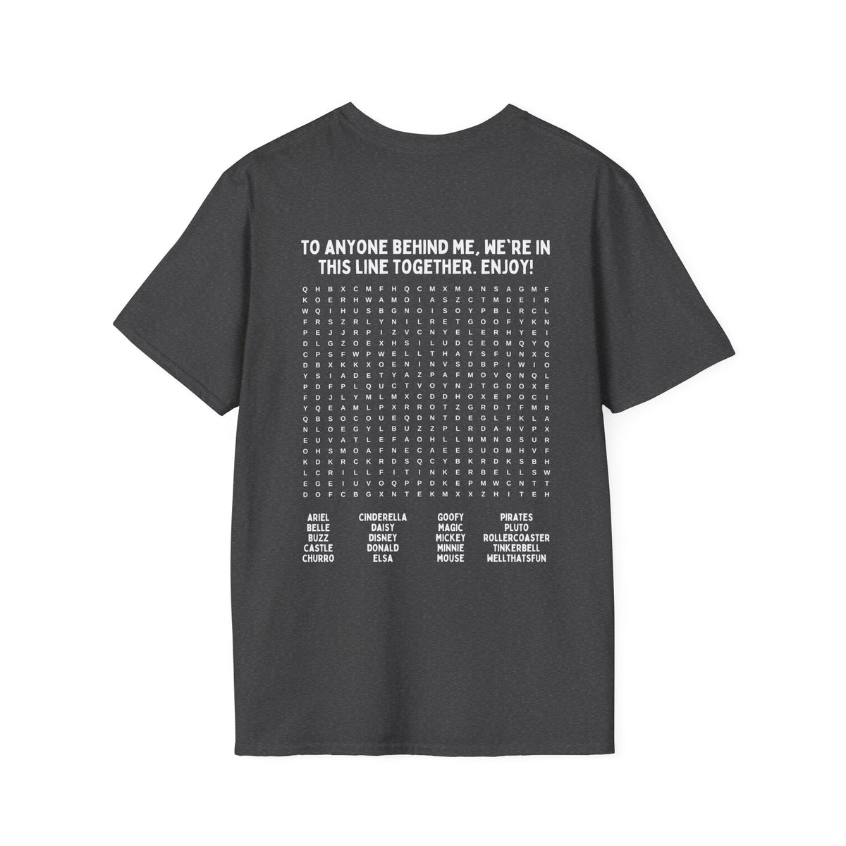 Disneyland Word Search Tee