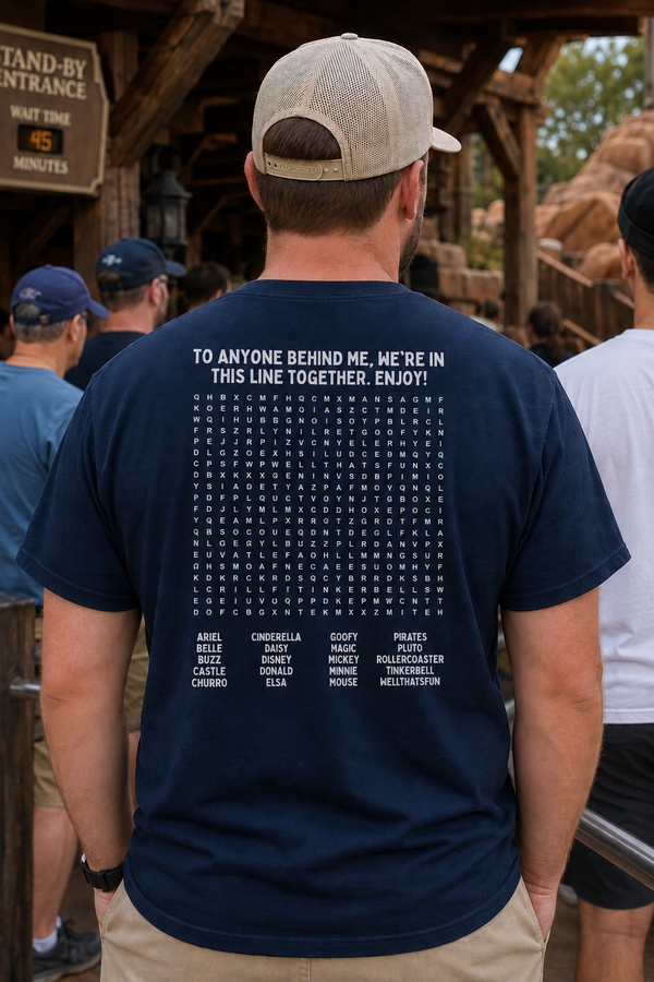 Disneyland Word Search Tee