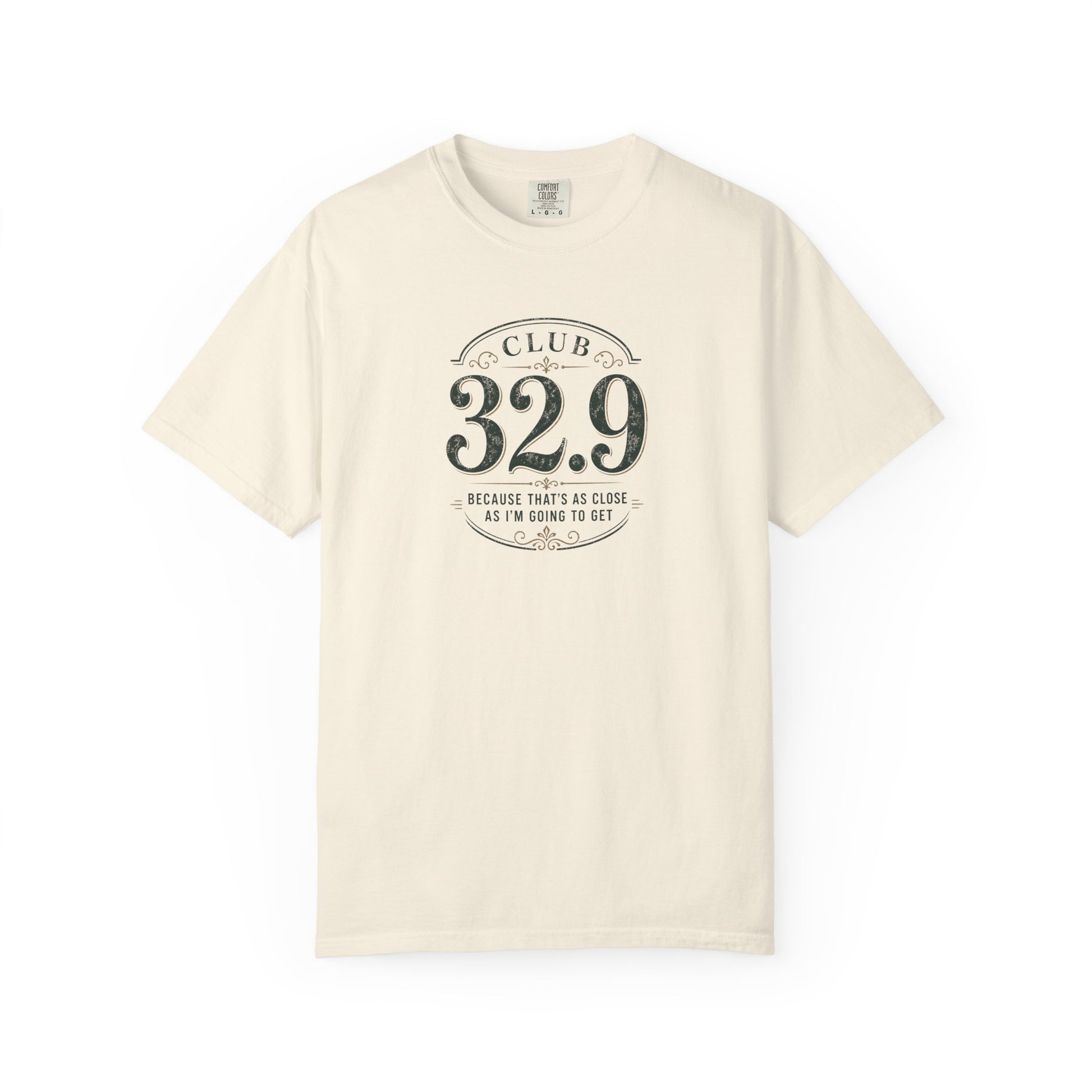 Ivory Club 32.9 funny theme park fan Comfort Colors graphic t-shirt