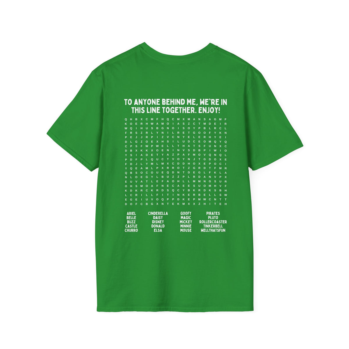 Disneyland Word Search Tee