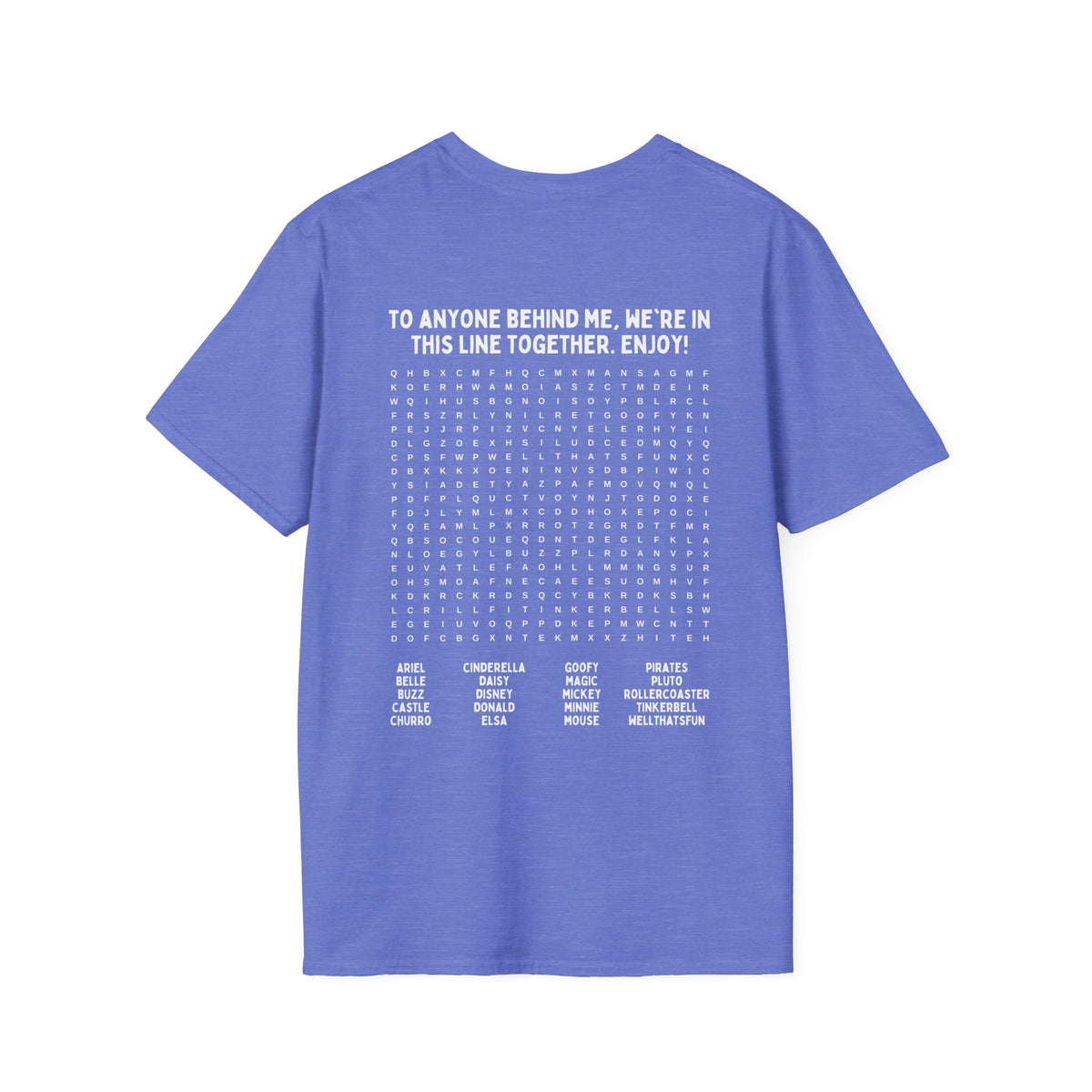 Disneyland Word Search Tee