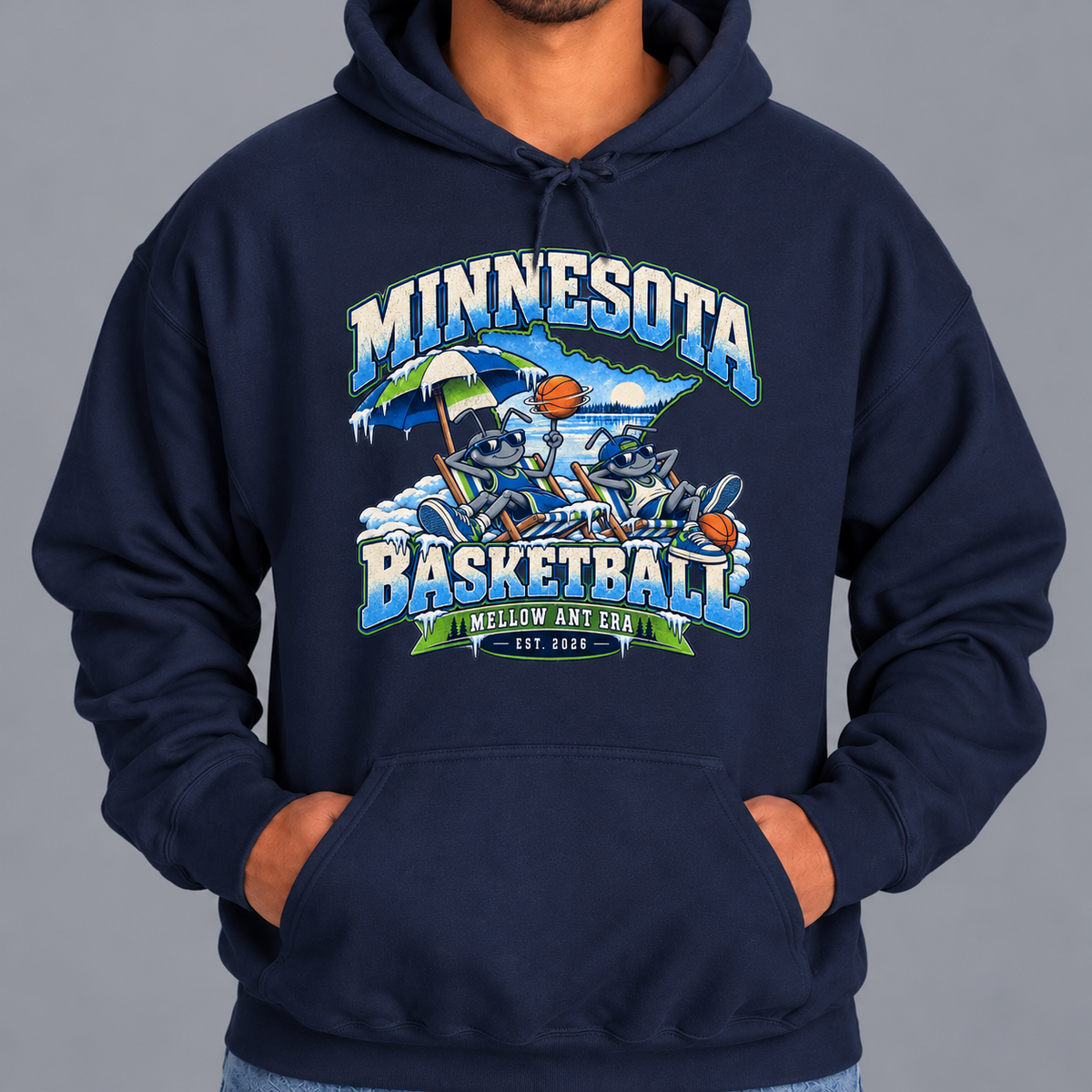 Minnesota Basketball Mellow Ant Era Hoodie