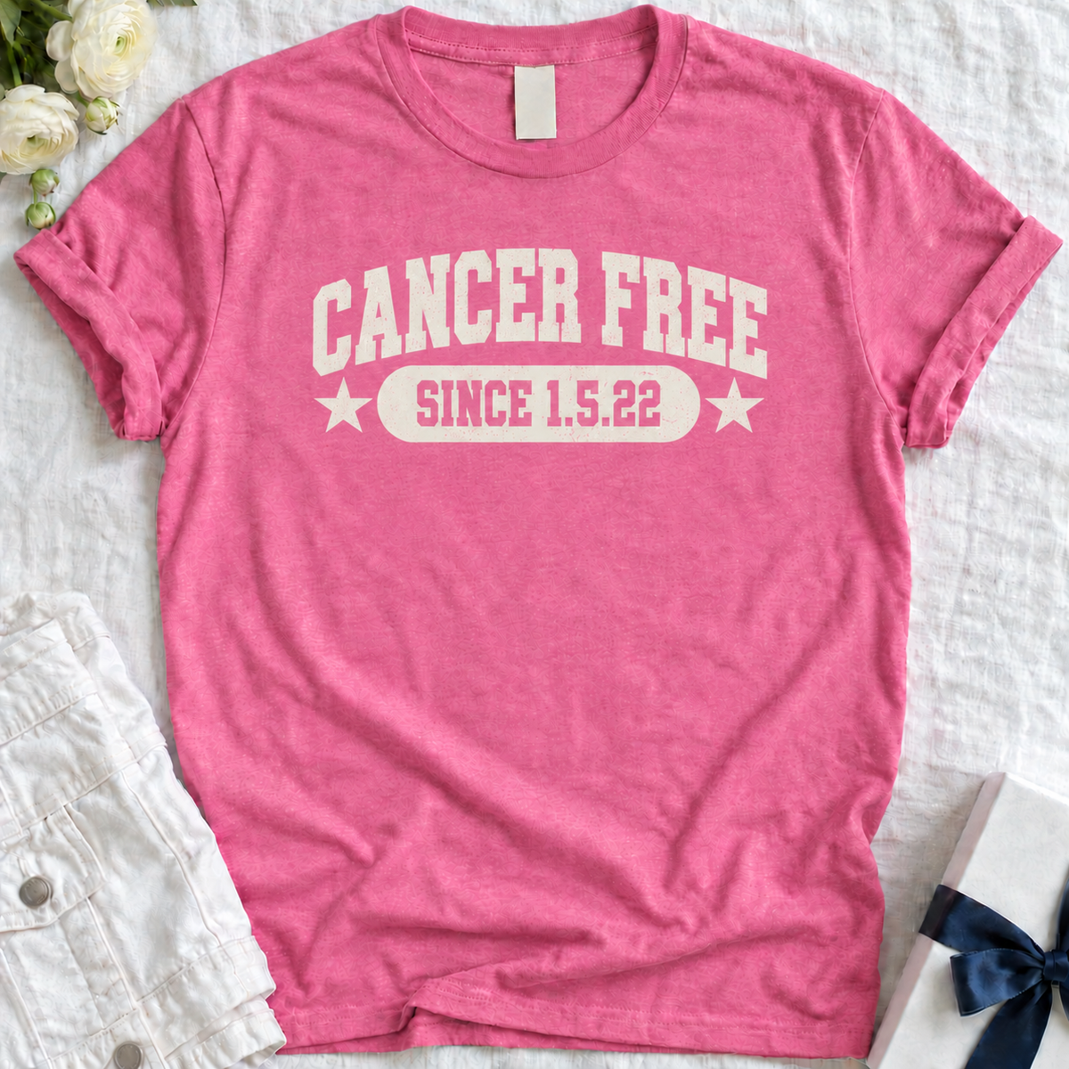 Cancer Free Date Shirt — Heather Heliconia