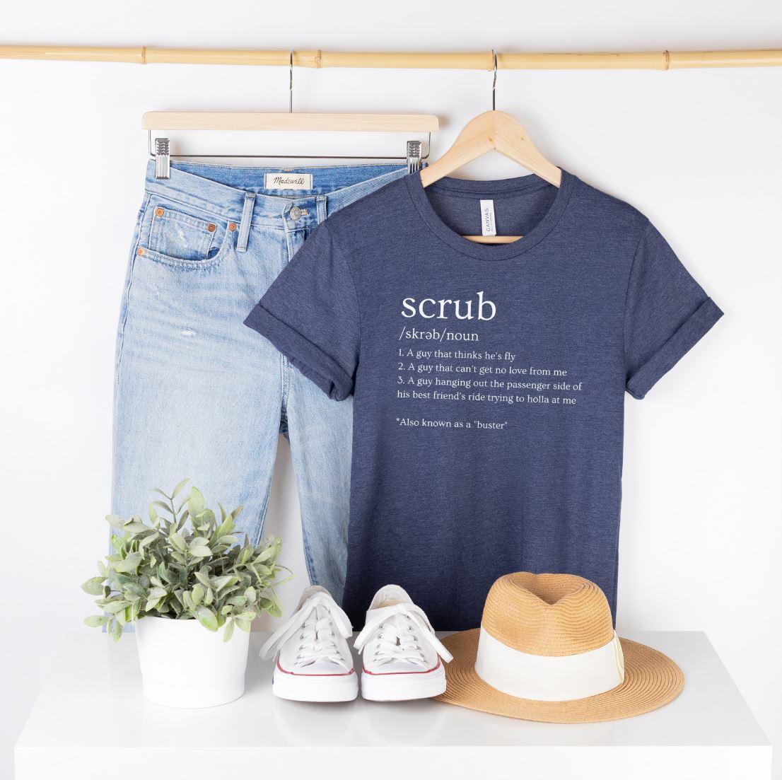 Funny Scrub Definition T-Shirt - No Scrubs - TLC - 90's Music T-Shirt - Graphic T-Shirt - Concert T-Shirt - Vintage - 90's R&B, Unisex Bella Canvas T-Shirt