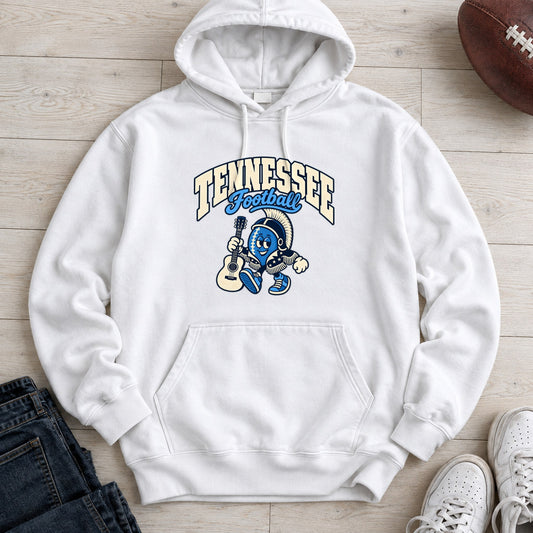 Tennessee Football Retro Mascot Hoodie in White