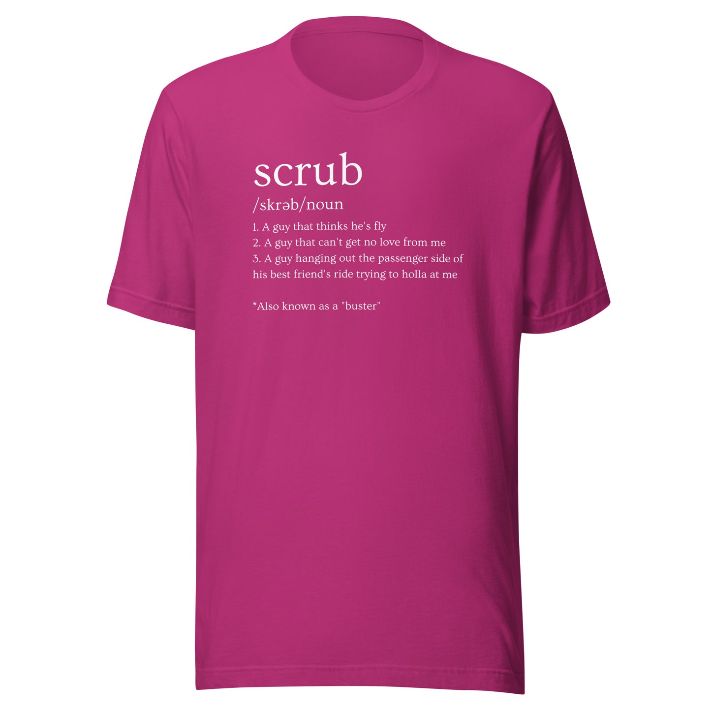 Funny Scrub Definition T-Shirt - No Scrubs - TLC - 90's Music T-Shirt - Graphic T-Shirt - Concert T-Shirt - Vintage - 90's R&B, Unisex Bella Canvas T-Shirt