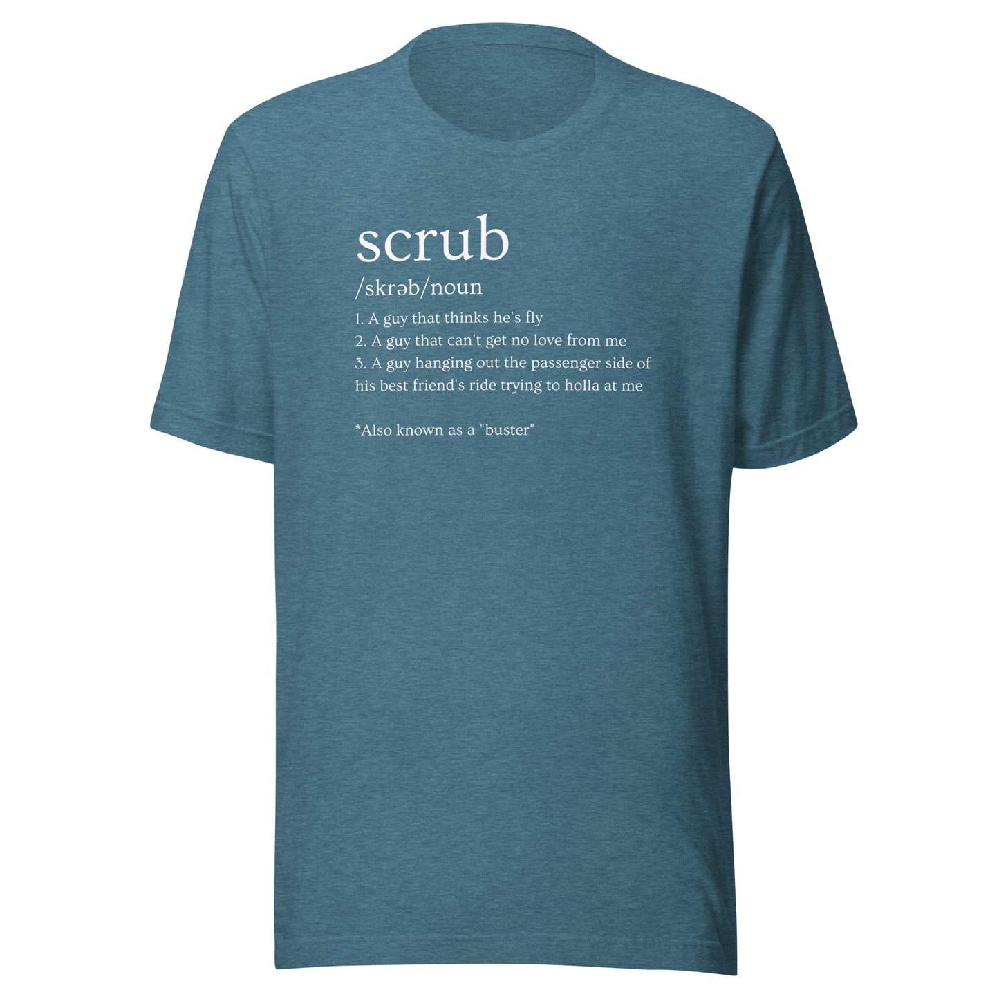 Funny Scrub Definition T-Shirt - No Scrubs - TLC - 90's Music T-Shirt - Graphic T-Shirt - Concert T-Shirt - Vintage - 90's R&B, Unisex Bella Canvas T-Shirt